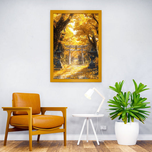 Golden Shrine of Amaterasu Asian Style Poster | Wall Art for Home & Office | High-Quality Print - High-Quality Visual Display