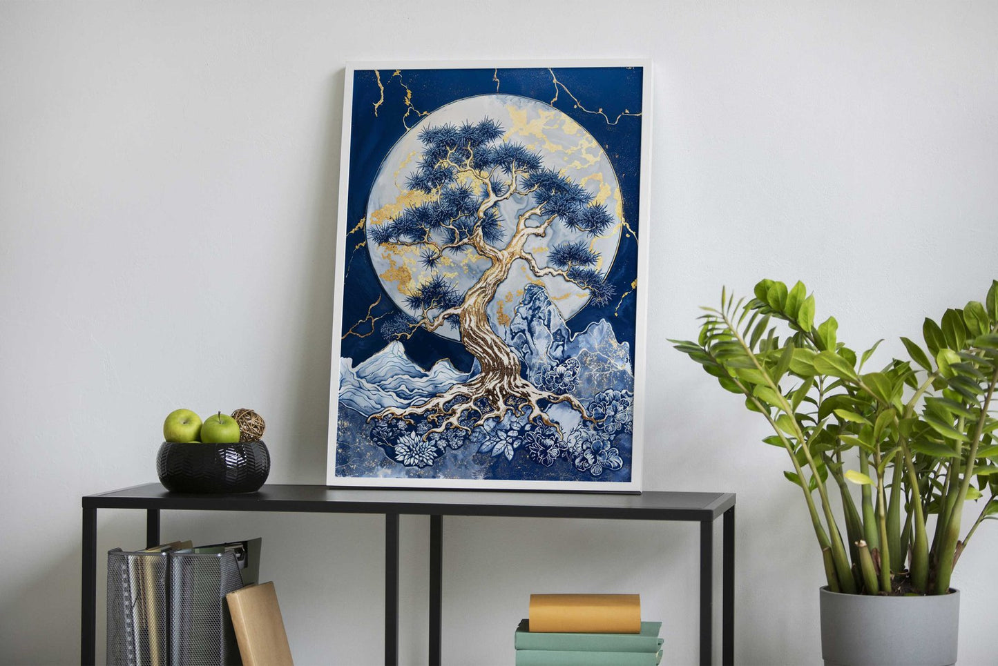 Golden Tree of the Moon Asian Style Poster | Wall Art for Home & Office | High-Quality Print - High-Quality Visual Display