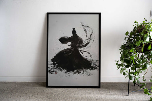 Graceful Rhythms Asian Style Poster | Wall Art for Home & Office | High-Quality Print - High-Quality Visual Display