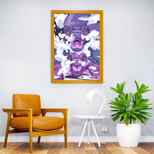 Great Genbu Asian Style Poster | Wall Art for Home & Office | High-Quality Print - High-Quality Visual Display