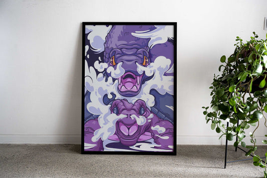 Great Genbu Asian Style Poster | Wall Art for Home & Office | High-Quality Print - High-Quality Visual Display