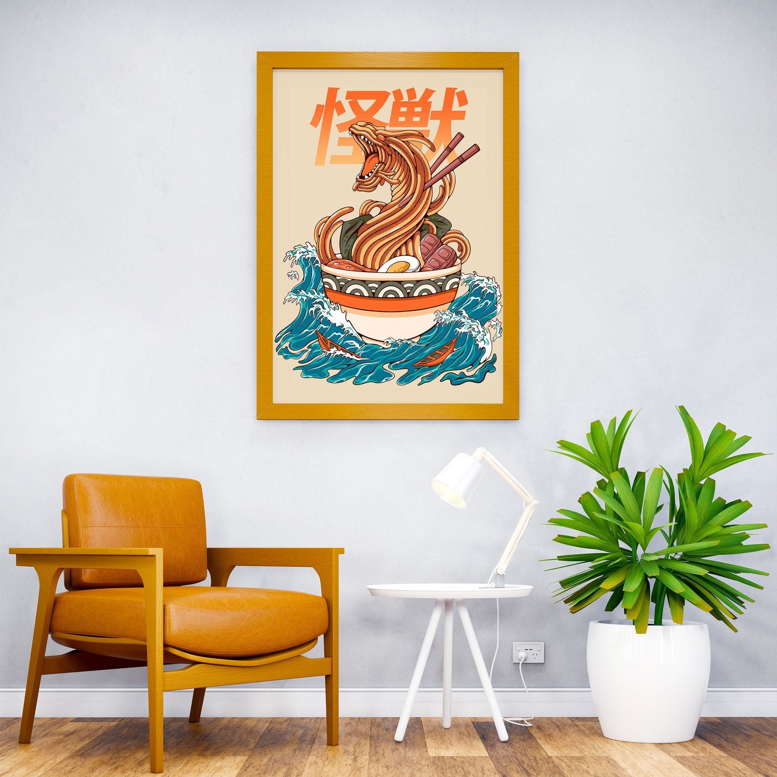 Great Ramen Dragon Asian Style Poster | Wall Art for Home & Office | High-Quality Print - High-Quality Visual Display