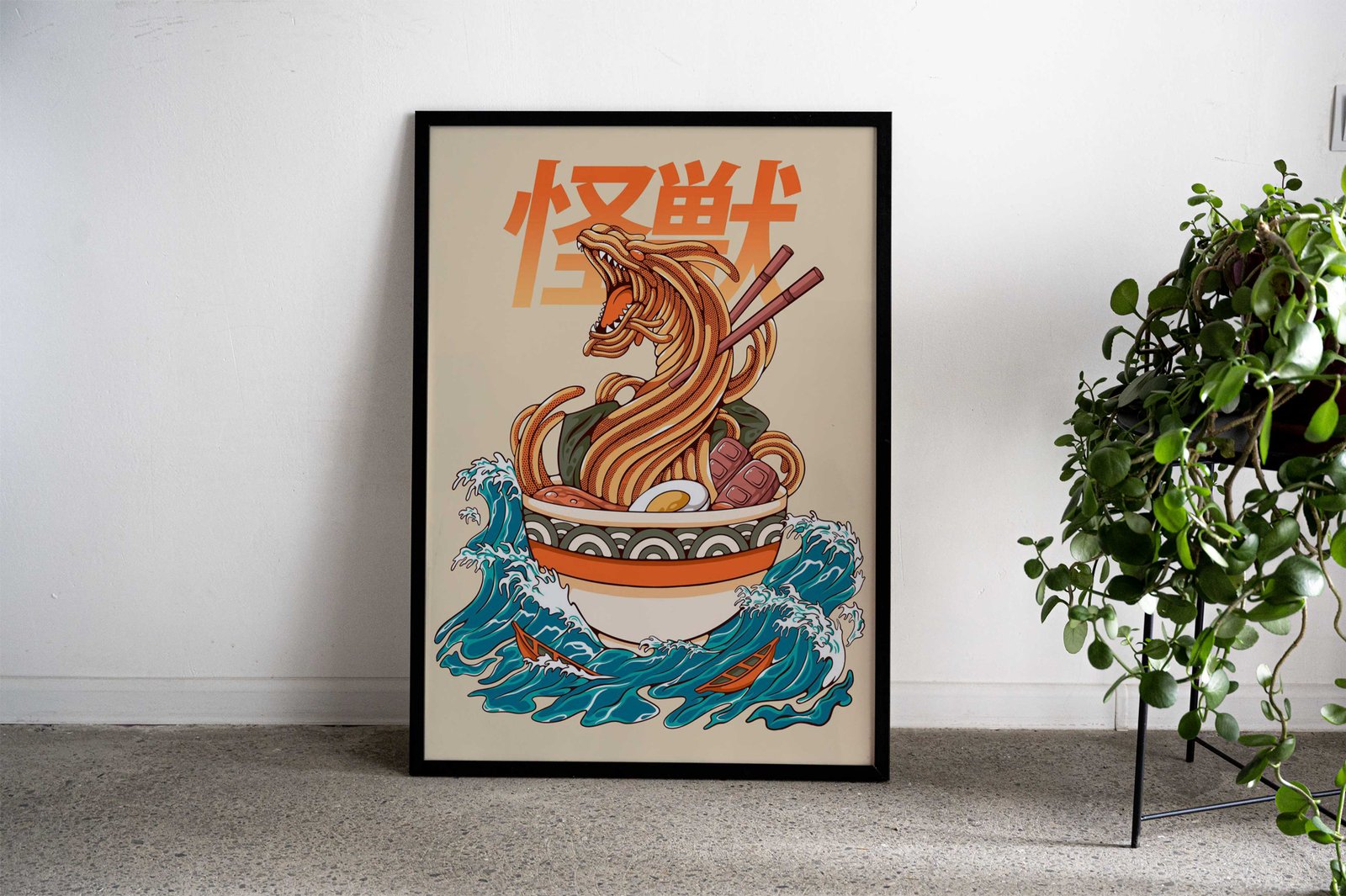 Great Ramen Dragon Asian Style Poster | Wall Art for Home & Office | High-Quality Print - High-Quality Visual Display