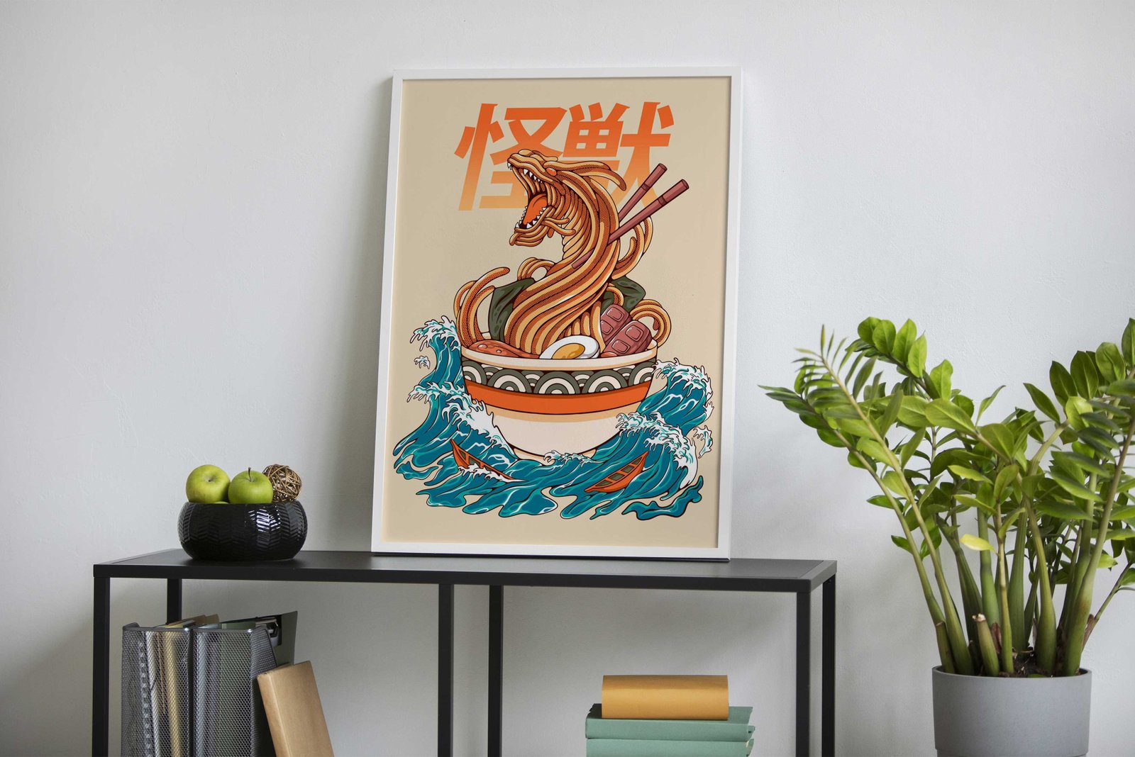 Great Ramen Dragon Asian Style Poster | Wall Art for Home & Office | High-Quality Print - High-Quality Visual Display