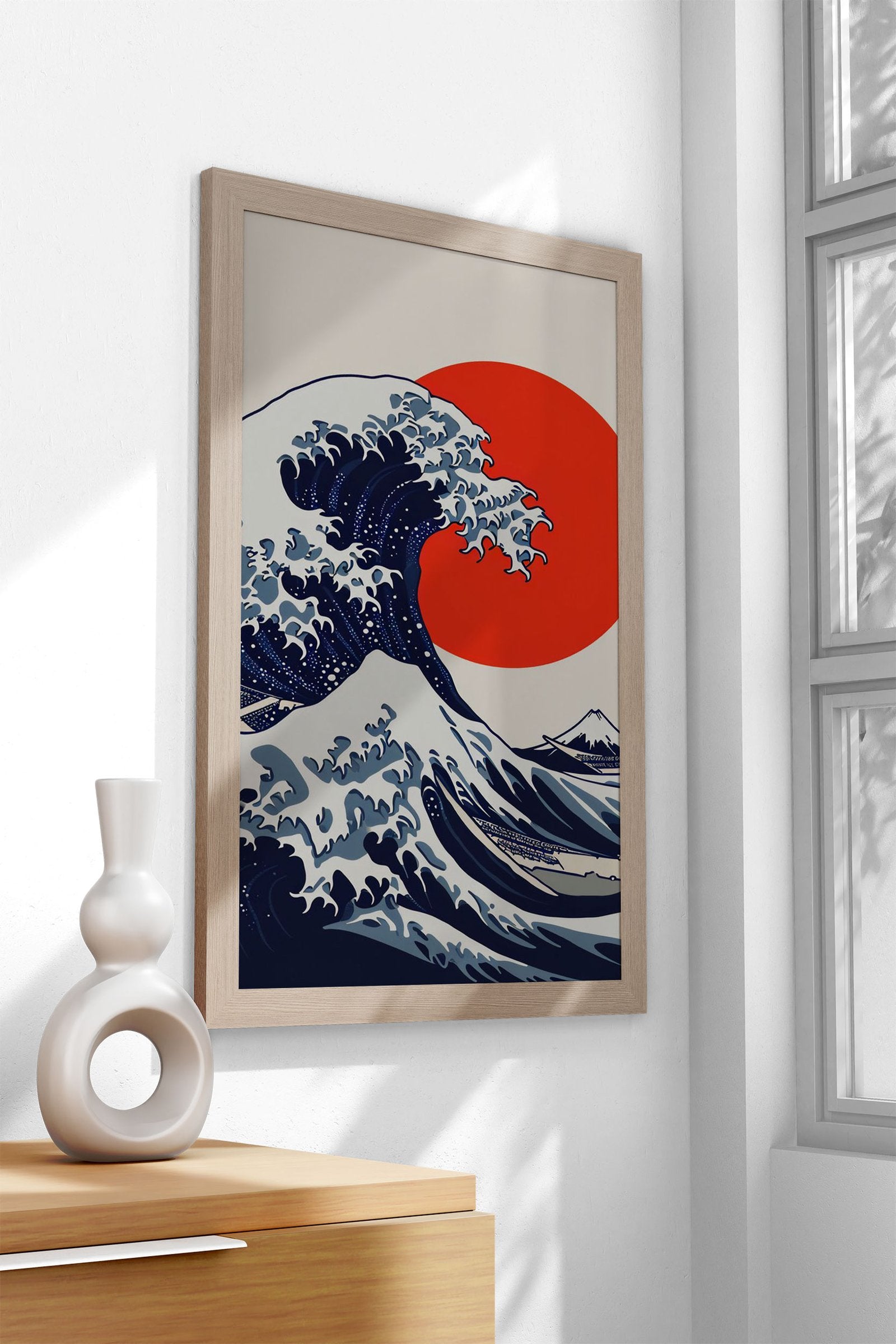 Great Wave Classic Asian Style Poster | Wall Art for Home & Office | High-Quality Print - High-Quality Visual Display