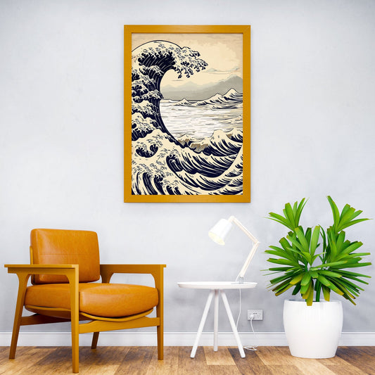 Great Wave Off Kanagawa 1 Asian Style Poster | Wall Art for Home & Office | High-Quality Print - High-Quality Visual Display