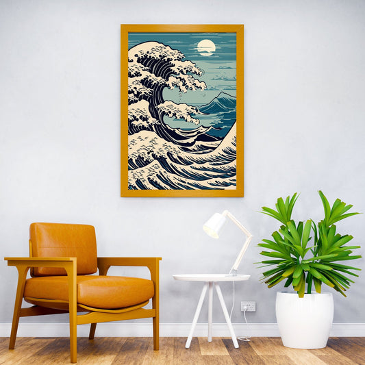 Great Wave Off Kanagawa 2 Asian Style Poster | Wall Art for Home & Office | High-Quality Print - High-Quality Visual Display