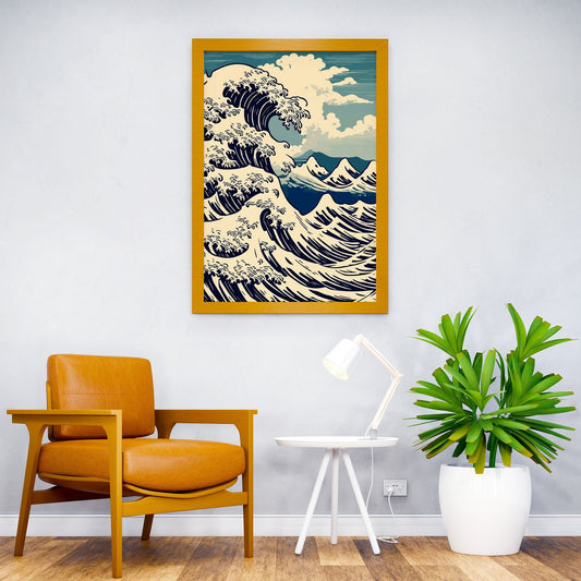 Great Wave Off Kanagawa 3 Asian Style Poster | Wall Art for Home & Office | High-Quality Print - High-Quality Visual Display