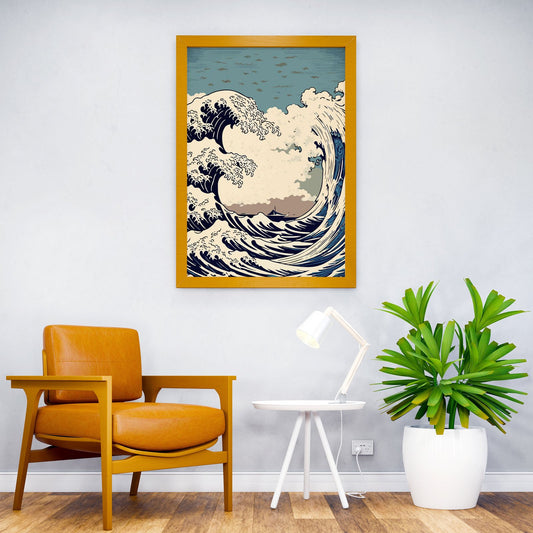 Great Wave Off Kanagawa 4 Asian Style Poster | Wall Art for Home & Office | High-Quality Print - High-Quality Visual Display