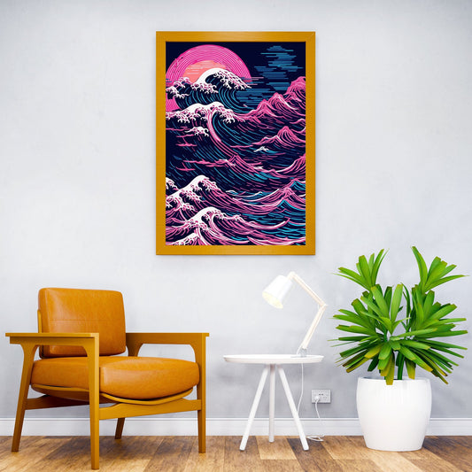 Great Wave Off Kanagawa 7 Asian Style Poster | Wall Art for Home & Office | High-Quality Print - High-Quality Visual Display