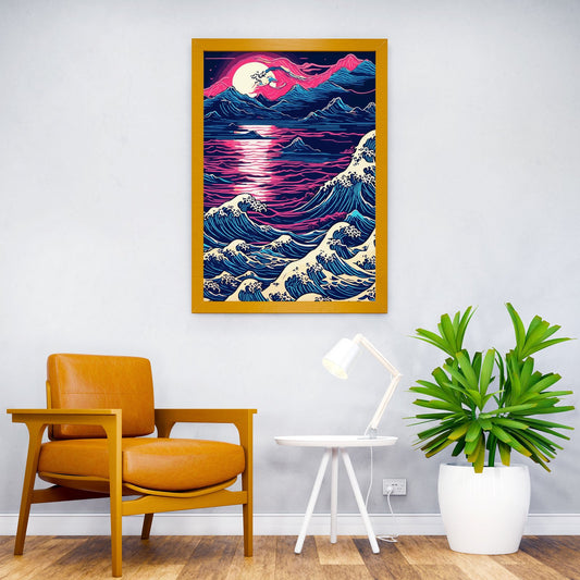 Great Wave Off Kanagawa 9 Asian Style Poster | Wall Art for Home & Office | High-Quality Print - High-Quality Visual Display
