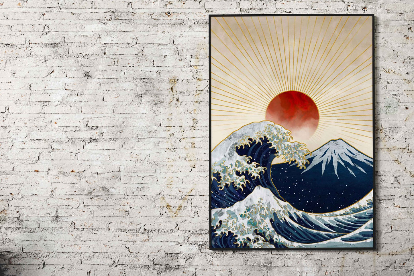 Great Wave Asian Style Poster | Wall Art for Home & Office | High-Quality Print