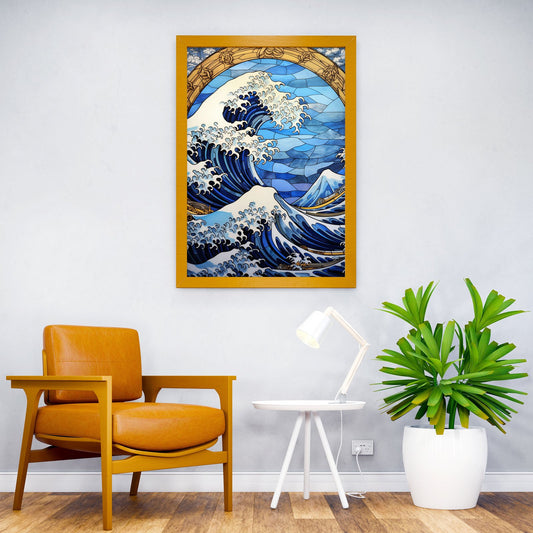 Great wave of Kanagawa Asian Style Poster | Wall Art for Home & Office | High-Quality Print - High-Quality Visual Display