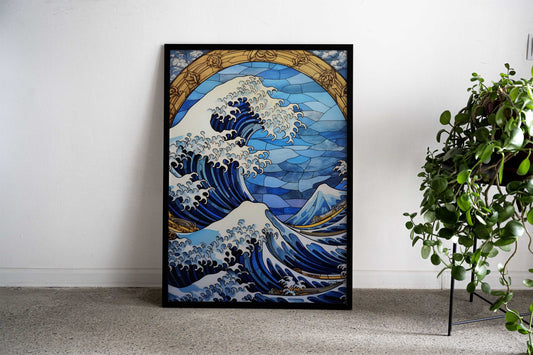 Great wave of Kanagawa Asian Style Poster | Wall Art for Home & Office | High-Quality Print - High-Quality Visual Display