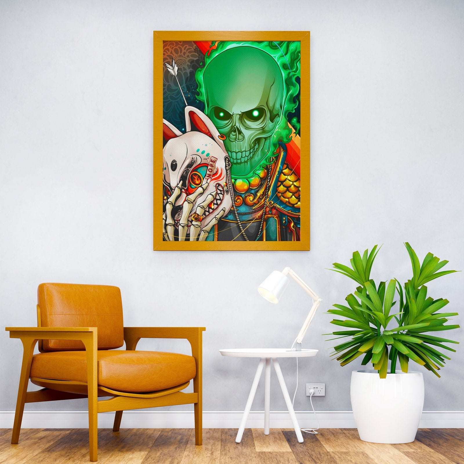 Green Forest Asian Style Poster | Wall Art for Home & Office | High-Quality Print - High-Quality Visual Display