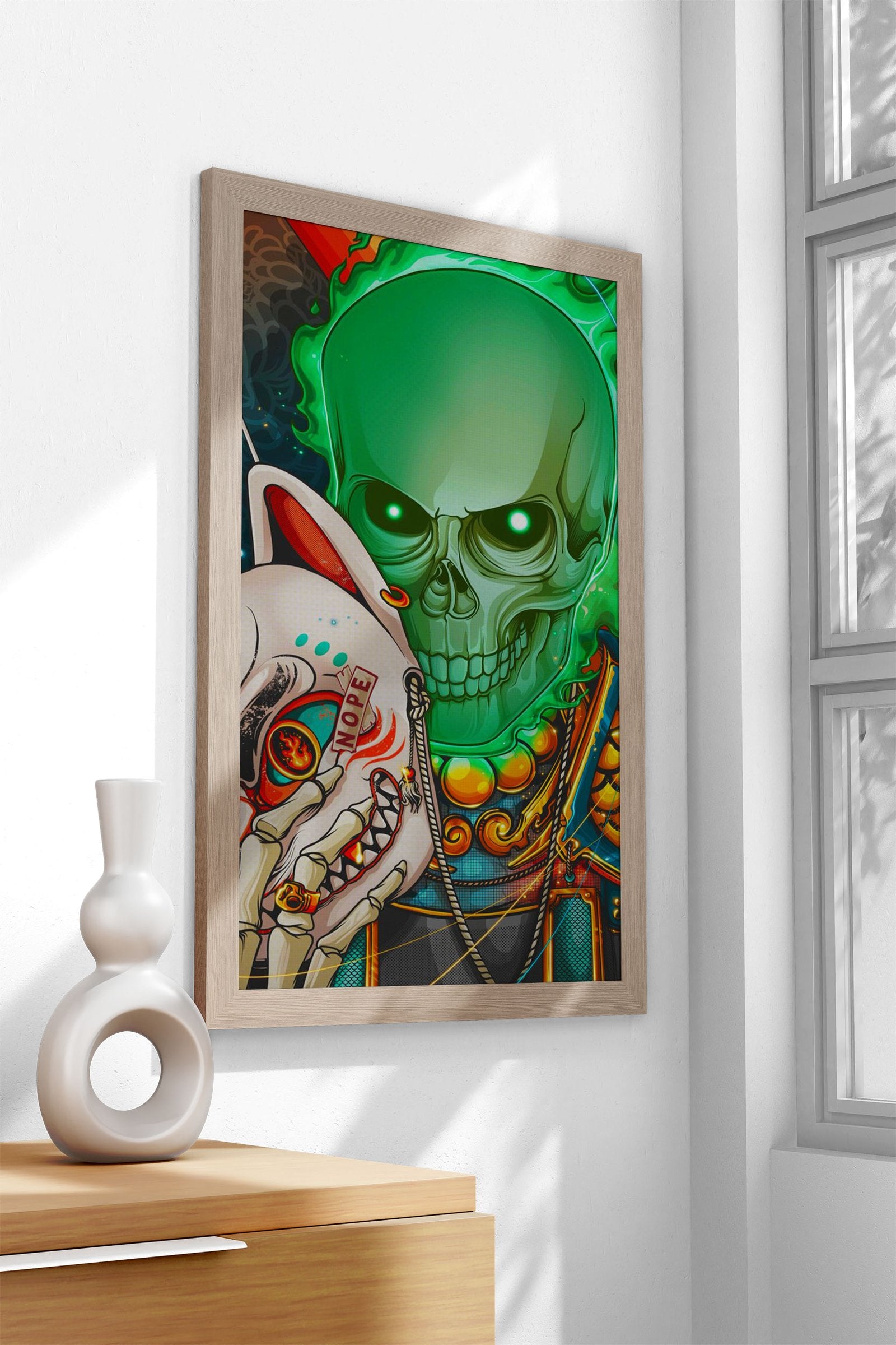 Green Forest Asian Style Poster | Wall Art for Home & Office | High-Quality Print - High-Quality Visual Display