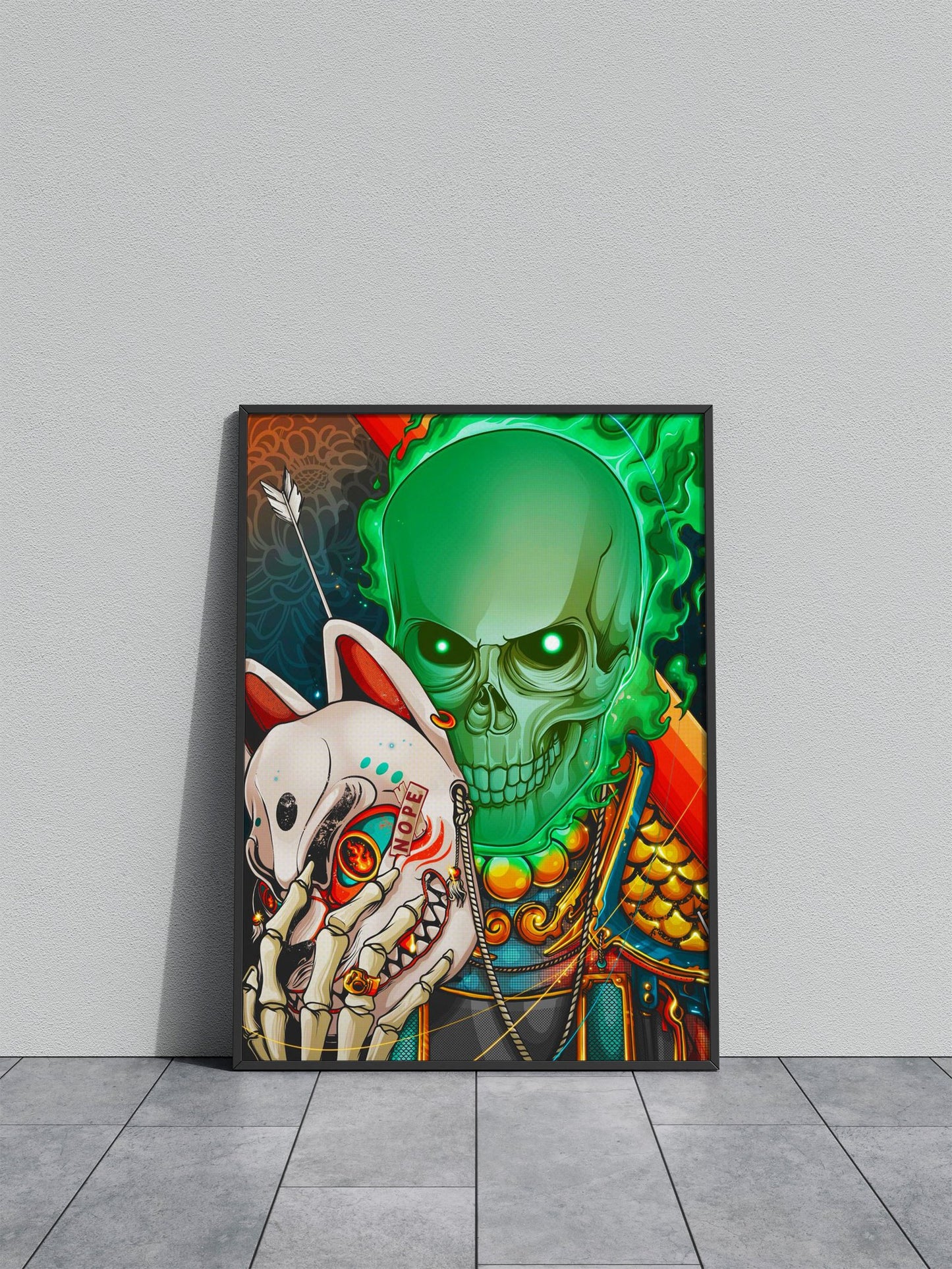 Green Forest Asian Style Poster | Wall Art for Home & Office | High-Quality Print - High-Quality Visual Display