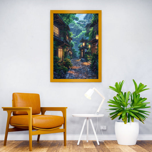Green Tea Asian Style Poster | Wall Art for Home & Office | High-Quality Print - High-Quality Visual Display