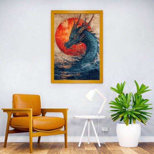Guardian Of The Storm Asian Style Poster | Wall Art for Home & Office | High-Quality Print - High-Quality Visual Display