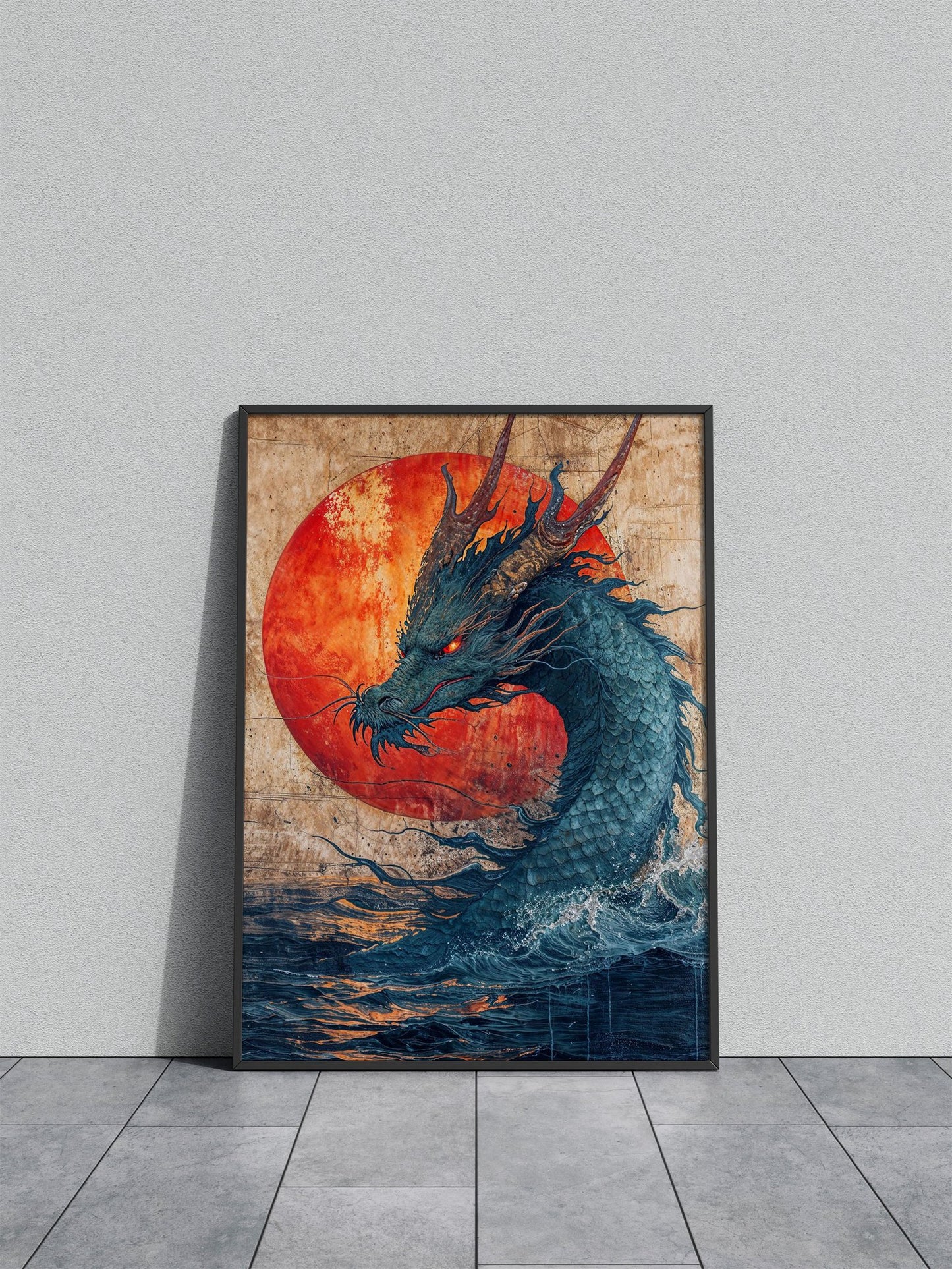 Guardian Of The Storm Asian Style Poster | Wall Art for Home & Office | High-Quality Print
