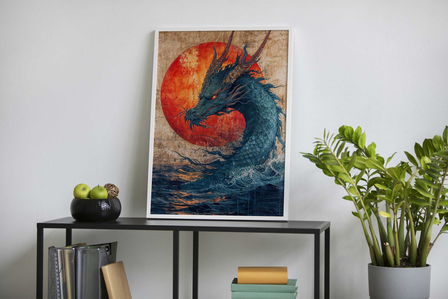 Guardian Of The Storm Asian Style Poster | Wall Art for Home & Office | High-Quality Print