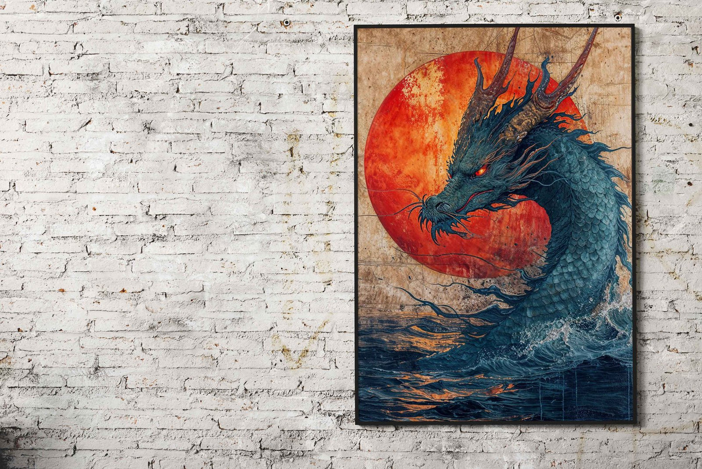 Guardian Of The Storm Asian Style Poster | Wall Art for Home & Office | High-Quality Print