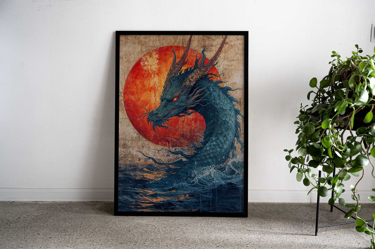 Guardian Of The Storm Asian Style Poster | Wall Art for Home & Office | High-Quality Print
