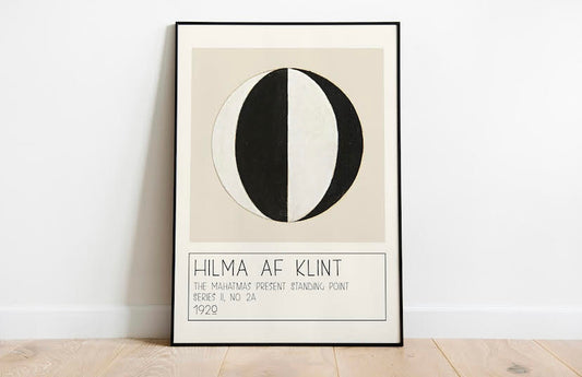 Hilma af Klint Monochrome Minimalist Artwork