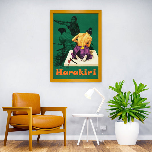 Harakiri Movie Poster Asian Style Poster | Wall Art for Home & Office | High-Quality Print - High-Quality Visual Display