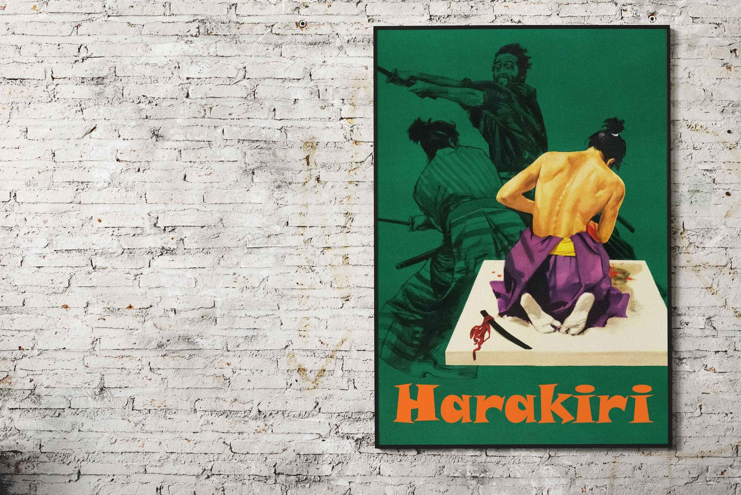 Harakiri Movie Poster Asian Style Poster | Wall Art for Home & Office | High-Quality Print