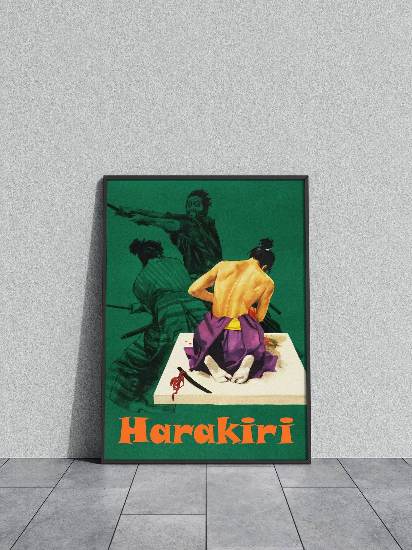 Harakiri Movie Poster Asian Style Poster | Wall Art for Home & Office | High-Quality Print