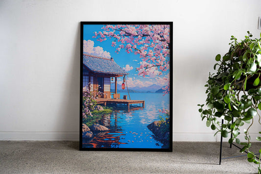 Harmonious Horizon Asian Style Poster | Wall Art for Home & Office | High-Quality Print - High-Quality Visual Display