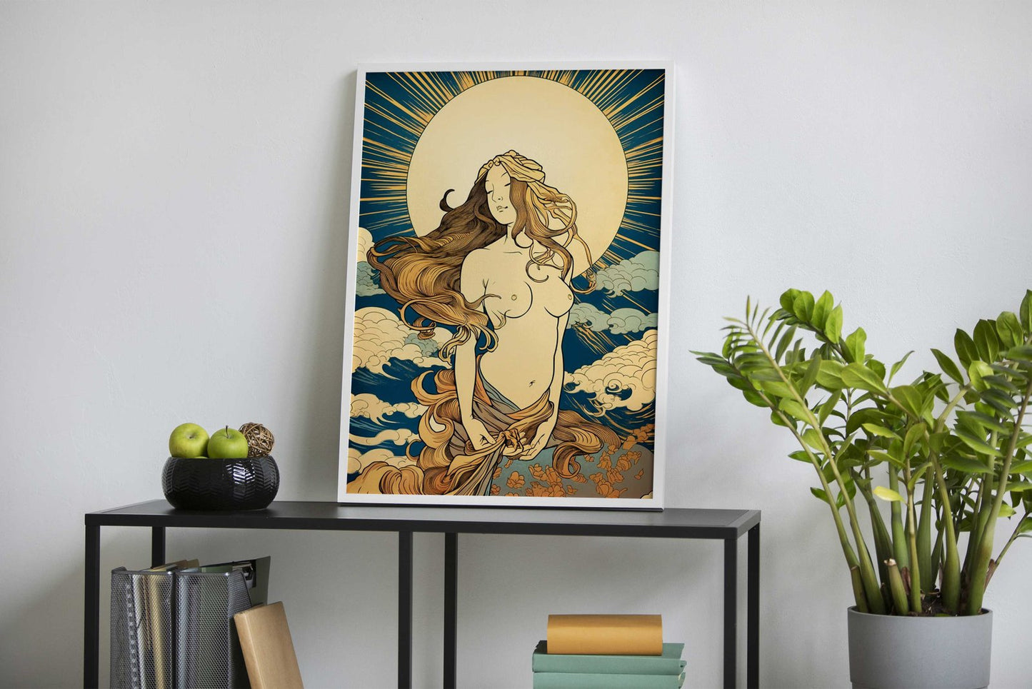 Hathor Goddess Of Beauty Asian Style Poster | Wall Art for Home & Office | High-Quality Print