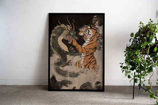 Heaven and Earth Asian Style Poster | Wall Art for Home & Office | High-Quality Print - High-Quality Visual Display