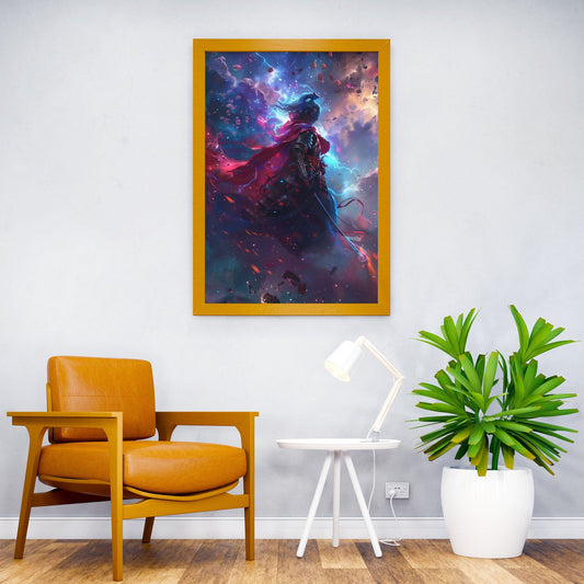 Heavenly Samurai Asian Style Poster | Wall Art for Home & Office | High-Quality Print - High-Quality Visual Display