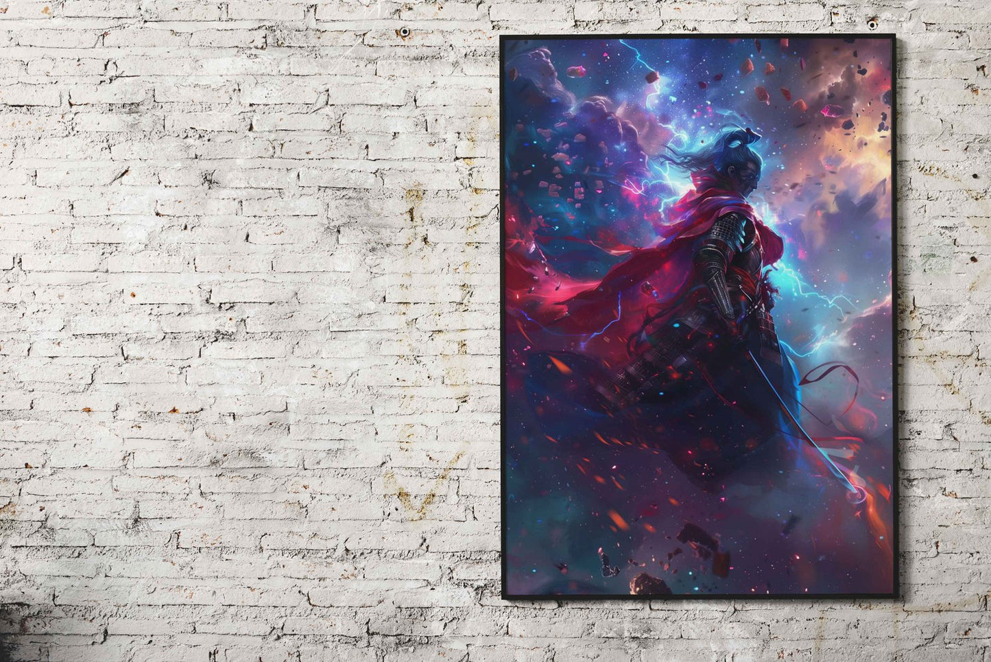 Heavenly Samurai Asian Style Poster | Wall Art for Home & Office | High-Quality Print - High-Quality Visual Display