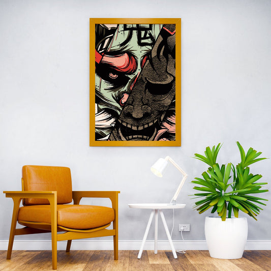 Higan Shinobi Asian Style Poster | Wall Art for Home & Office | High-Quality Print - High-Quality Visual Display