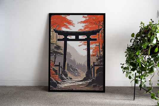 Holy Gate Asian Style Poster | Wall Art for Home & Office | High-Quality Print - High-Quality Visual Display