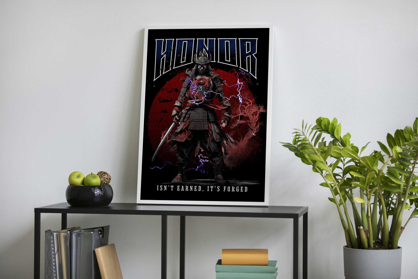 Honor Samurai Asian Style Poster | Wall Art for Home & Office | High-Quality Print - High-Quality Visual Display