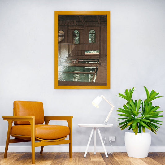 Hoshi Hotsprings in Joshu Asian Style Poster | Wall Art for Home & Office | High-Quality Print - High-Quality Visual Display