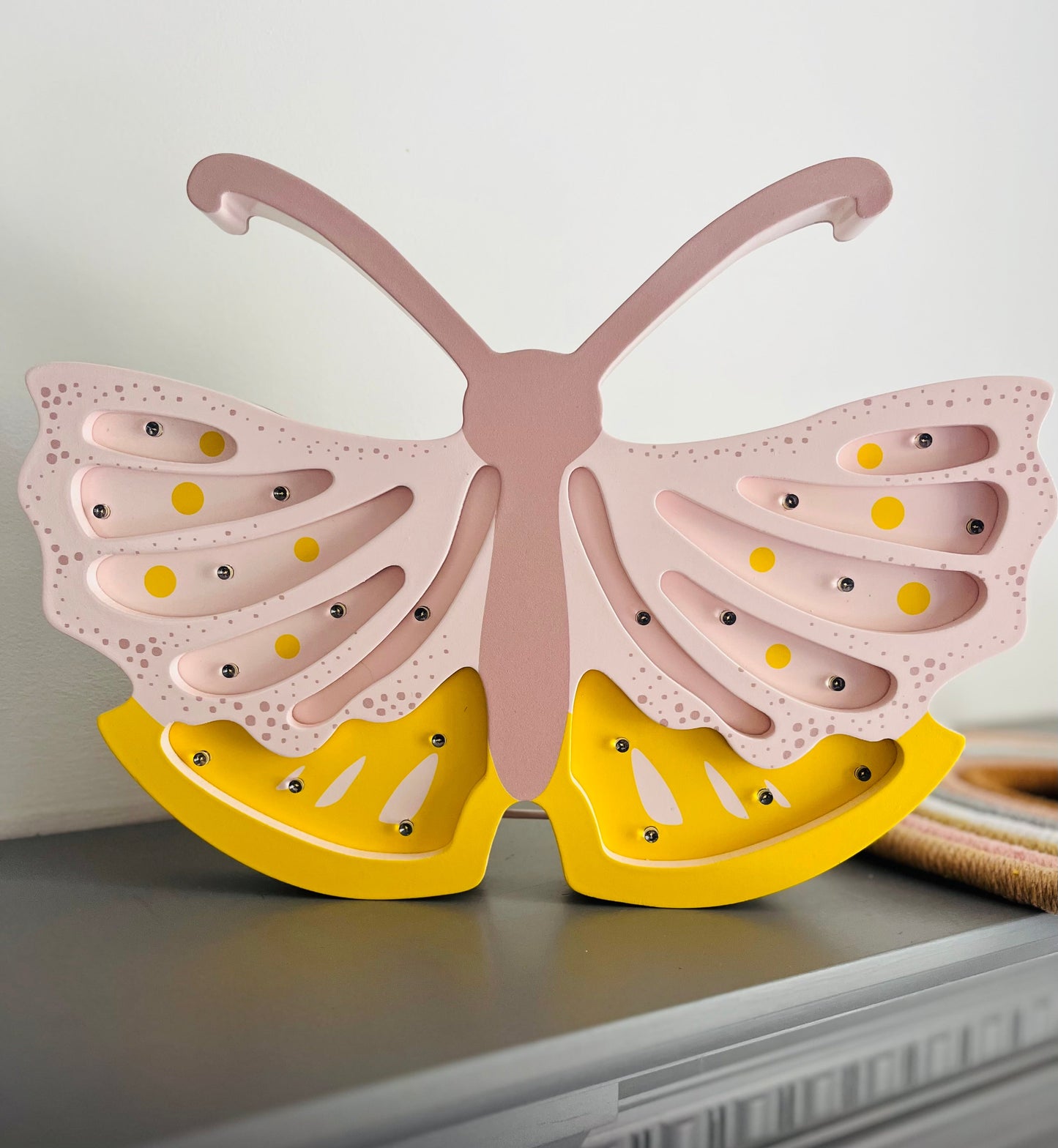 Charming Butterfly Light - Unique Wall Decal by Wonderwallsboutique
