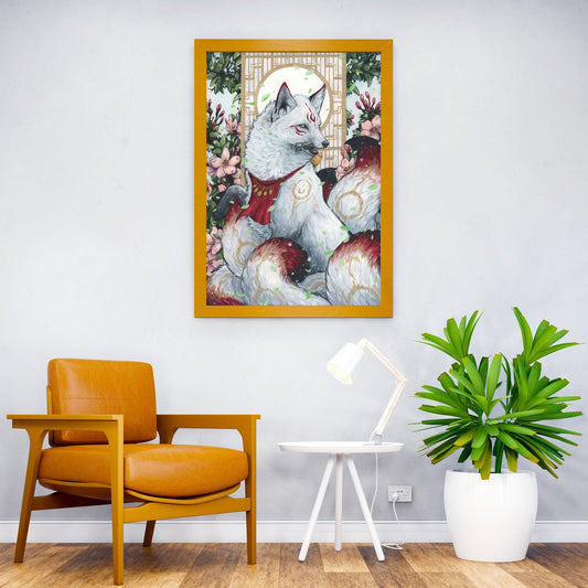 Inaris Kitsune Asian Style Poster | Wall Art for Home & Office | High-Quality Print - High-Quality Visual Display