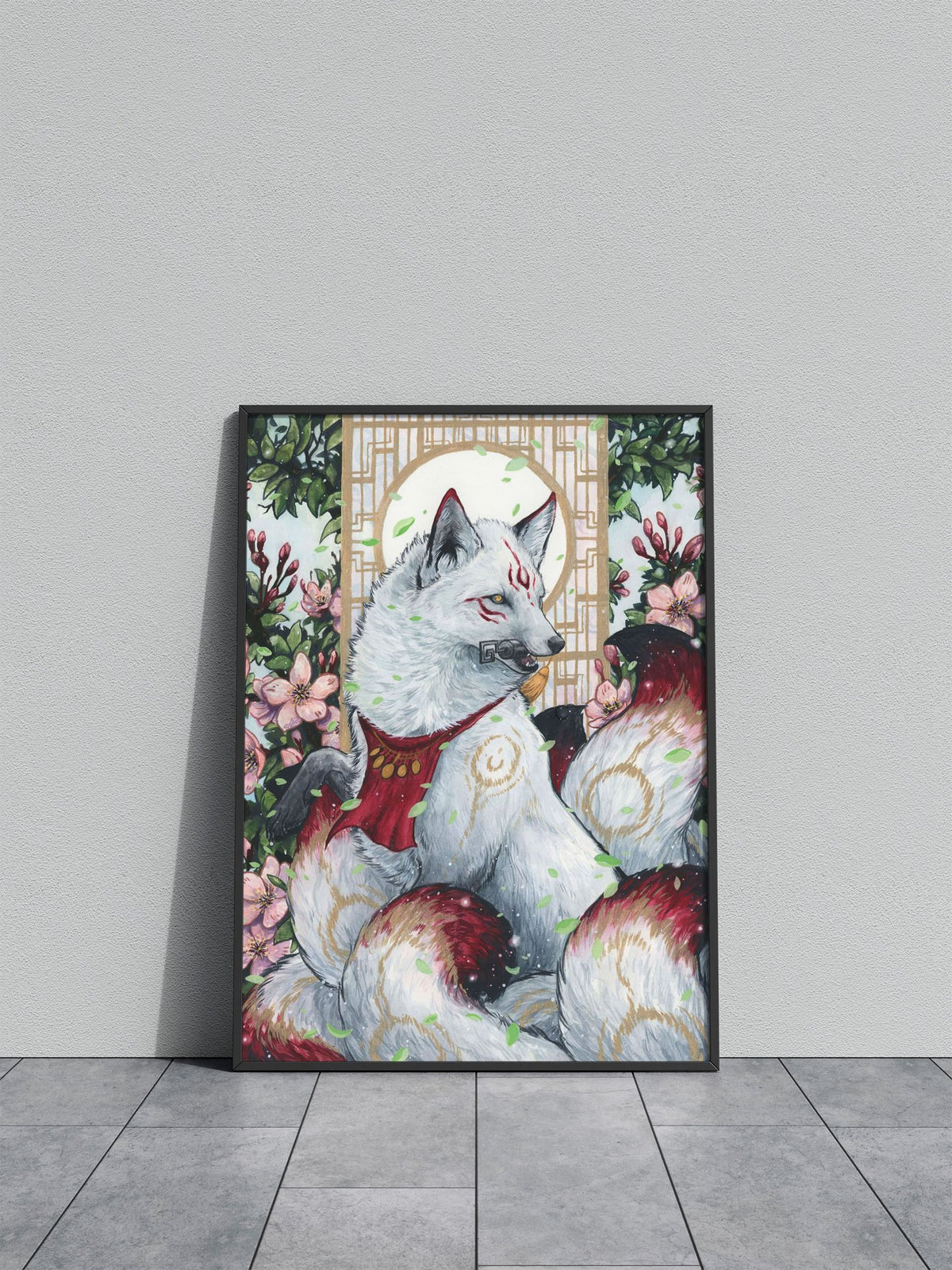 Inaris Kitsune Asian Style Poster | Wall Art for Home & Office | High-Quality Print - High-Quality Visual Display