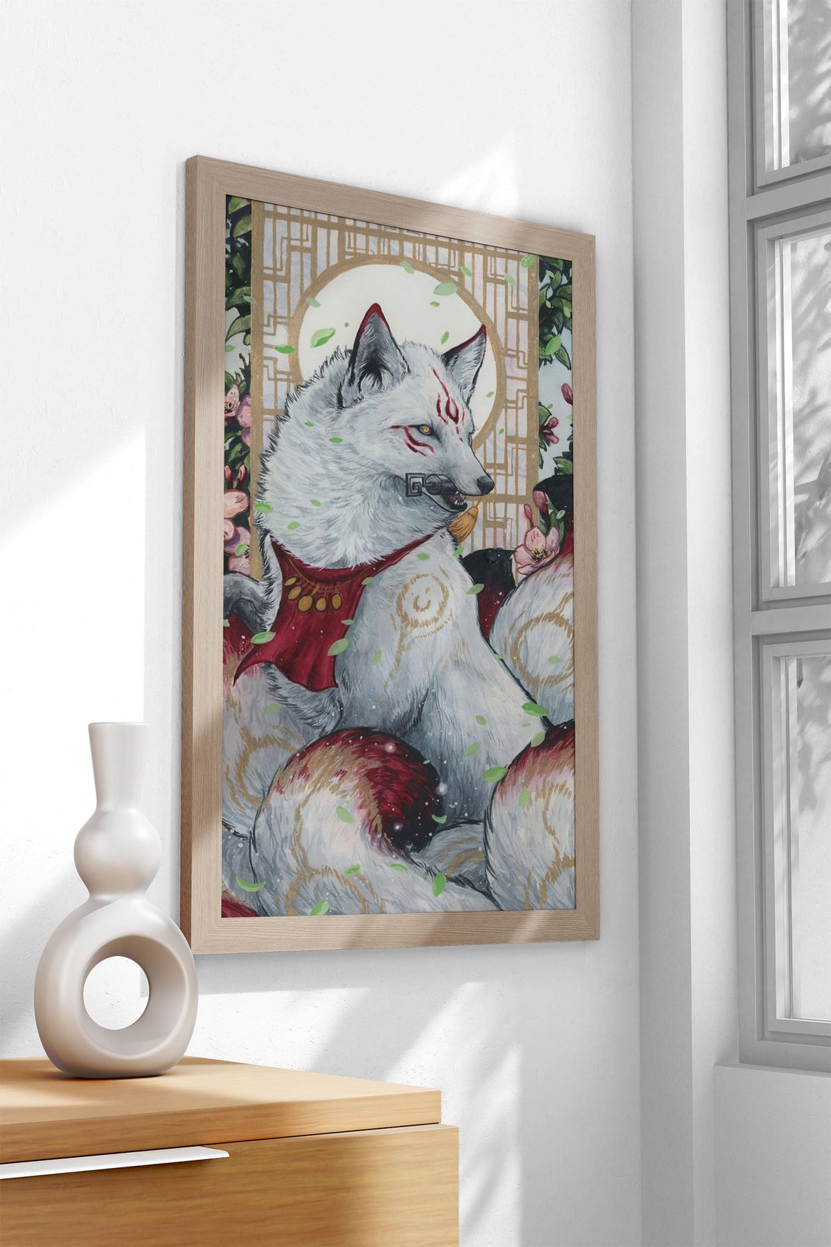 Inaris Kitsune Asian Style Poster | Wall Art for Home & Office | High-Quality Print - High-Quality Visual Display