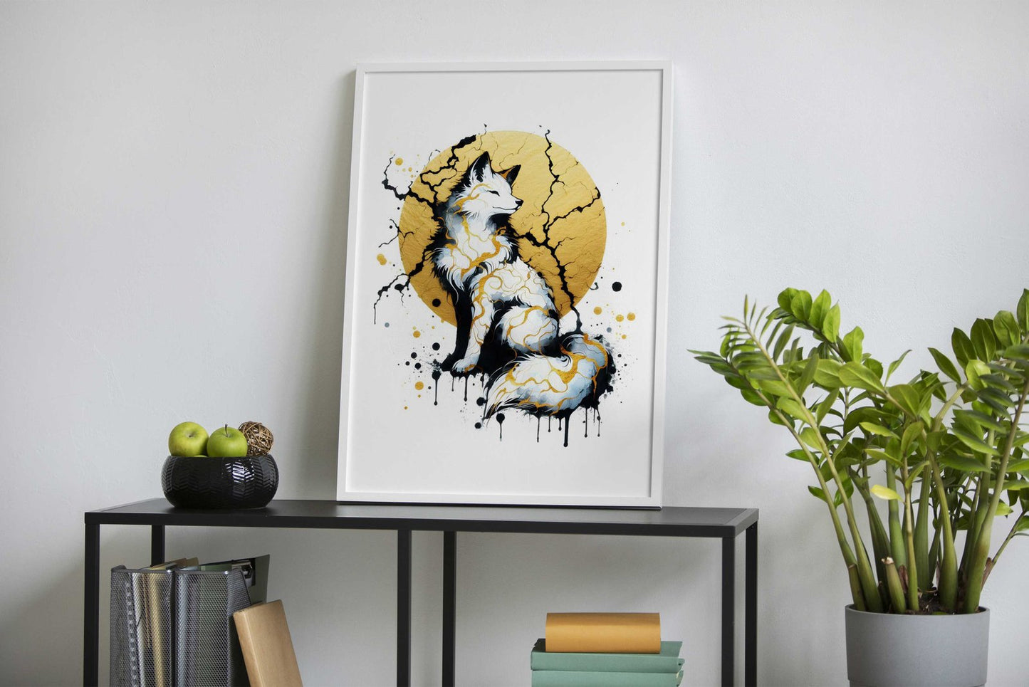 Ink Kitsune Asian Style Poster | Wall Art for Home & Office | High-Quality Print