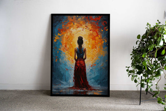 Inner Light Asian Style Poster | Wall Art for Home & Office | High-Quality Print - High-Quality Visual Display