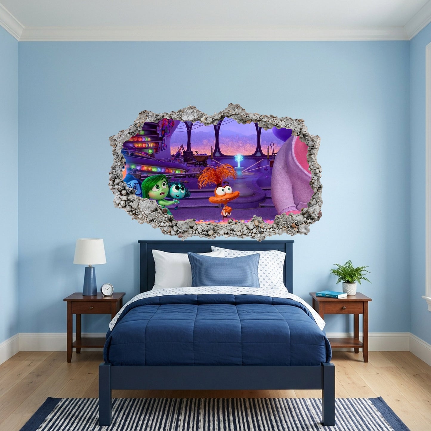 Inside Out 2 Disney Pixar 3D Effect Sticker Nursery Wall Art 325