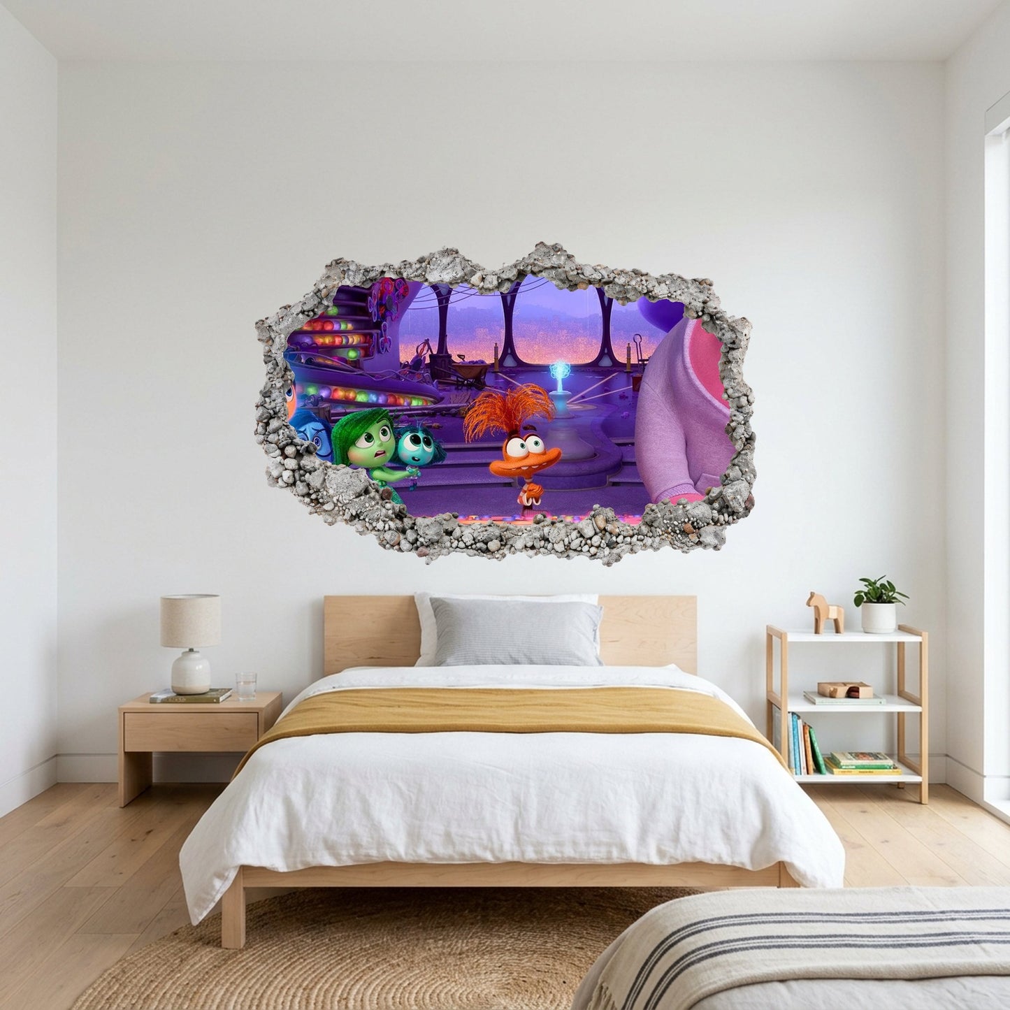 Inside Out 2 Disney Pixar 3D Effect Sticker Nursery Wall Art 325