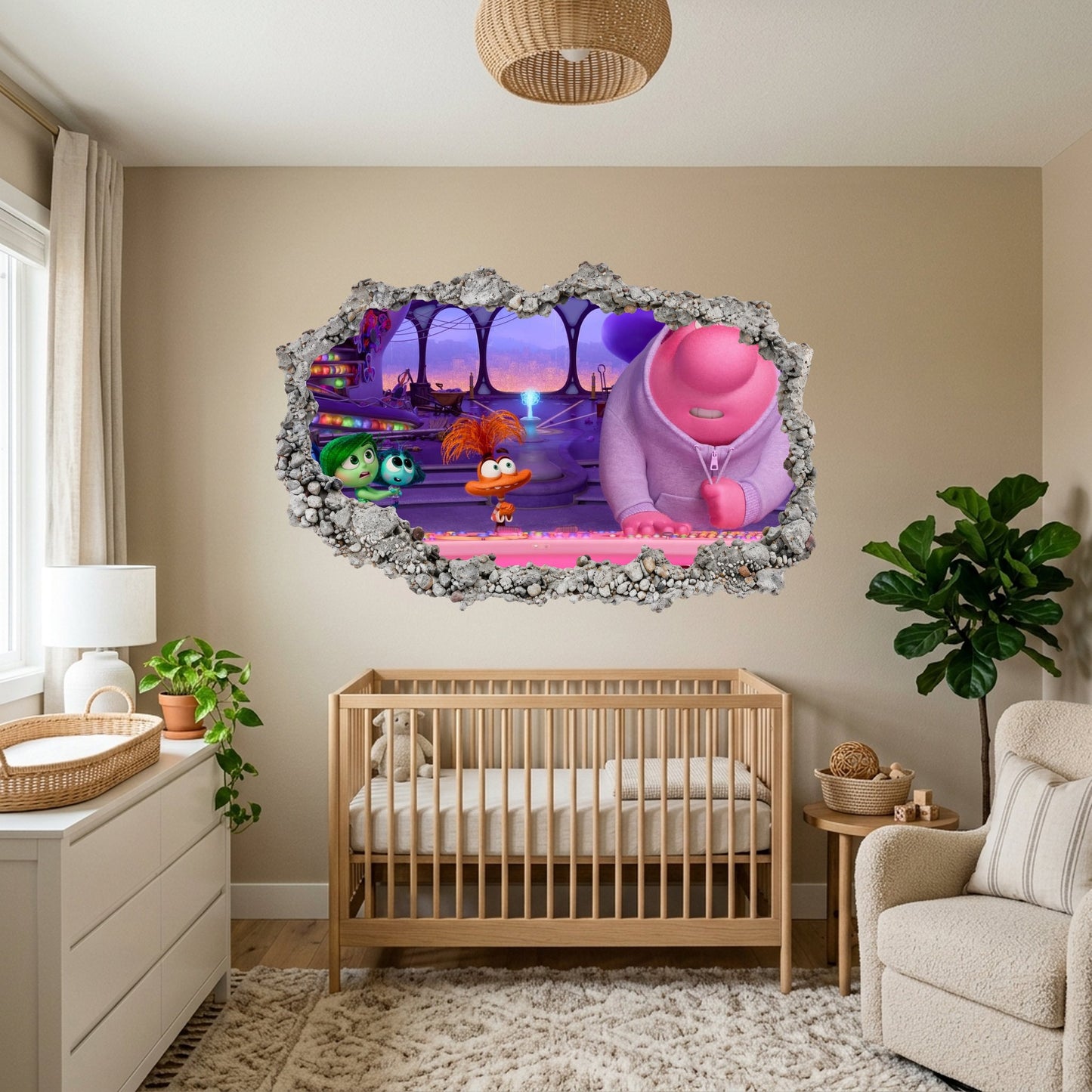 Inside Out 2 Disney Pixar Kids Room Decor Wall Art Sticker 324