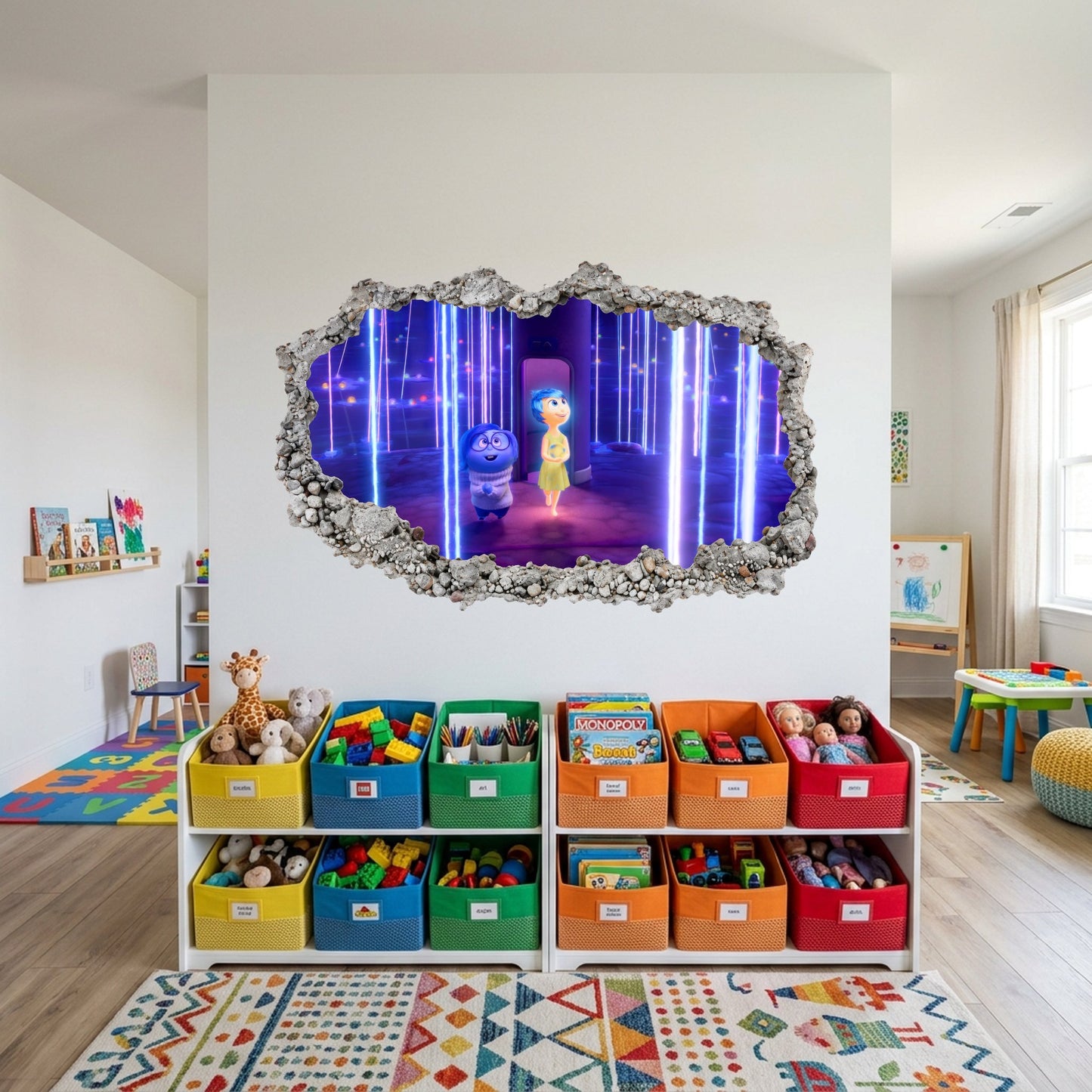Inside Out 2 Disney Pixar Nursery Wall Art Vinyl Mural 275